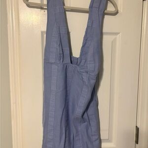 Free People Light Blue Women's Overalls/Romper